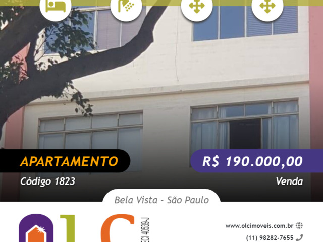 #1823 - Apartamento para Venda em São Paulo - SP - 1