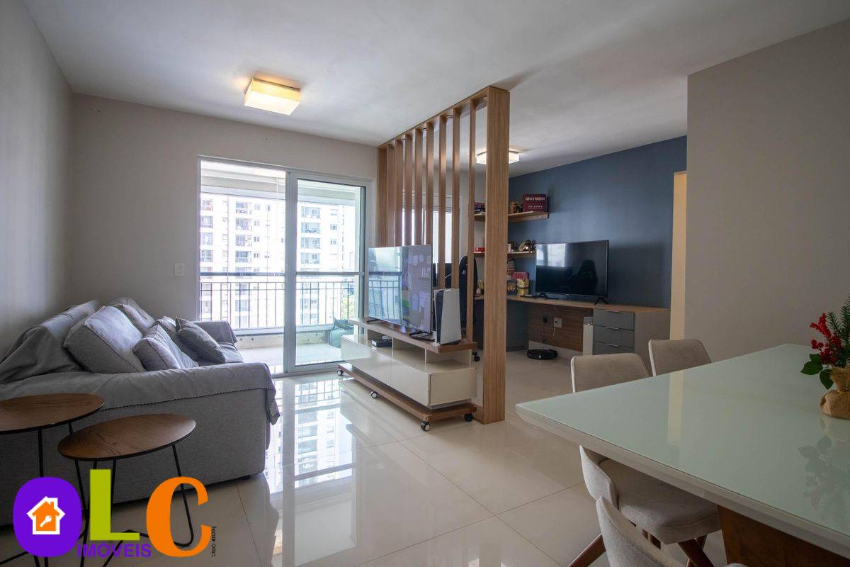 Apartamento à venda | 70m² | 2 quartos | 1 suíte | 1 vaga | mobiliado